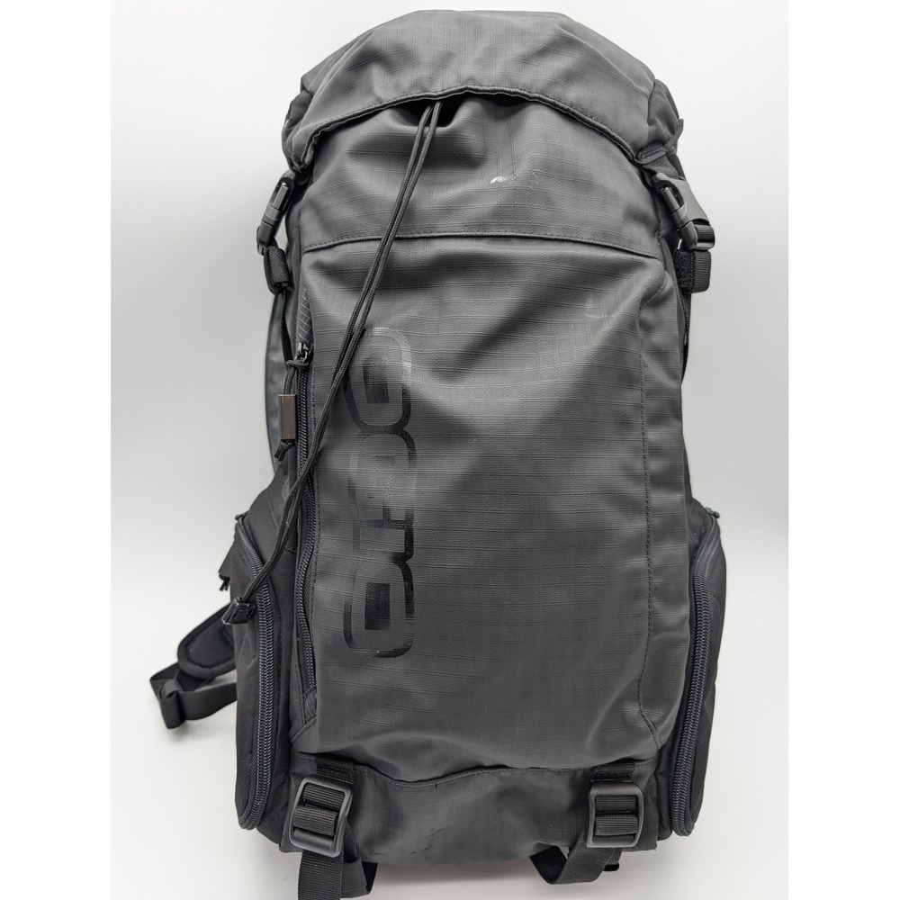 Ogio‎ Throttle Backpack Black on Black Ripstop Roll Top Laptop Bag Mens Womens